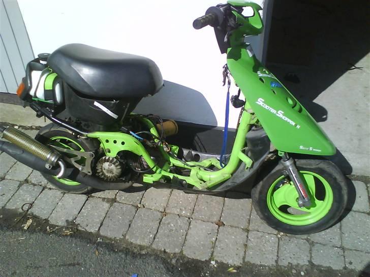 Yamaha jog byttet til-bws jogR - sådan ser den ud lige pt. gad ikk til og sætte sjolde på  billede 1