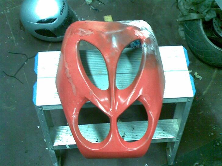 Yamaha Neos Projekt. SOLGT - Aerox front spartlet i Neos. billede 9