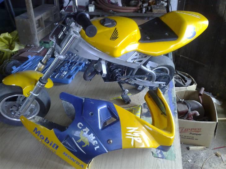 MiniBike Pocket 49ccm (byttet) billede 2
