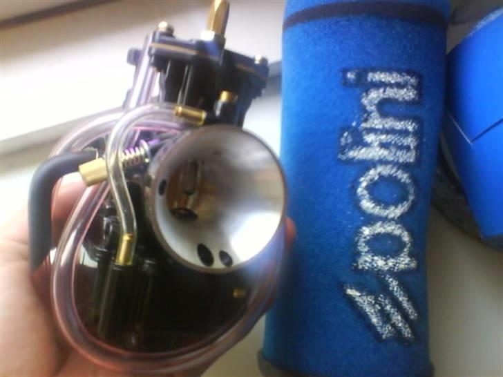 MiniBike dragster projekt!! - den nye kaburater og powerfilter:b billede 8