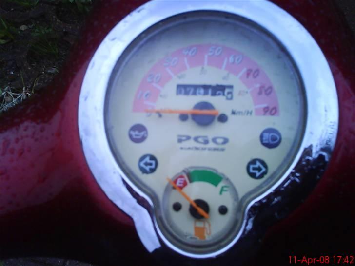 PGO Rodoshow solgt - Den rødes speedo. billede 6