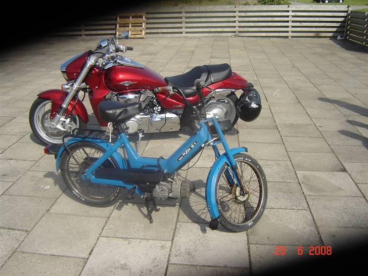 Puch Maxi K efter(Solgt) - Min Puch og en Suzuki Intruder M1800R billede 1