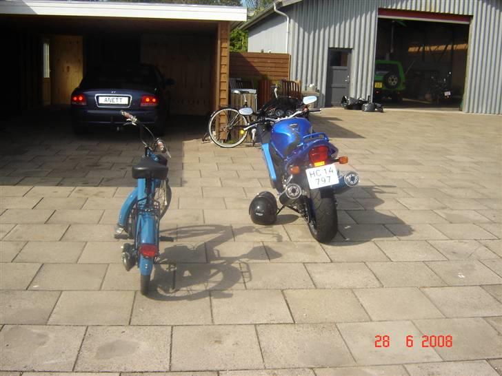 Puch Maxi K efter(Solgt) - Min Puch og en Honda CBR 1100 cc billede 7