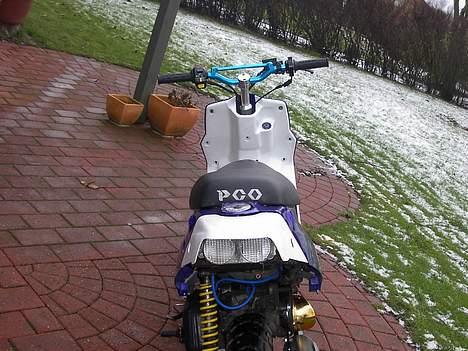 PGO HOT 50 SOLGT - Hvidt baglygteglas :) billede 2