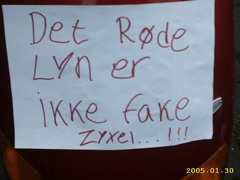 Piaggio Zip Det Røde Lyn billede 8