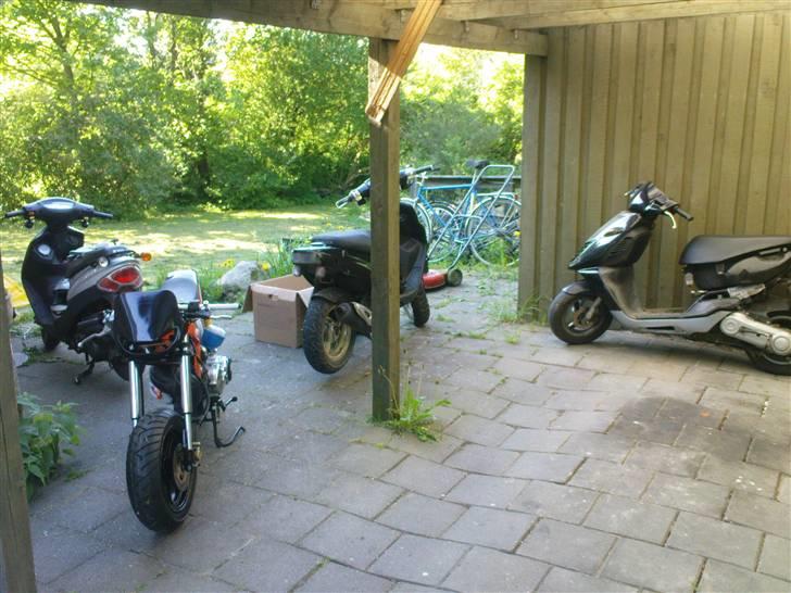 Sym DD 50 (Før) - min scooter sammen med vennernes billede 5