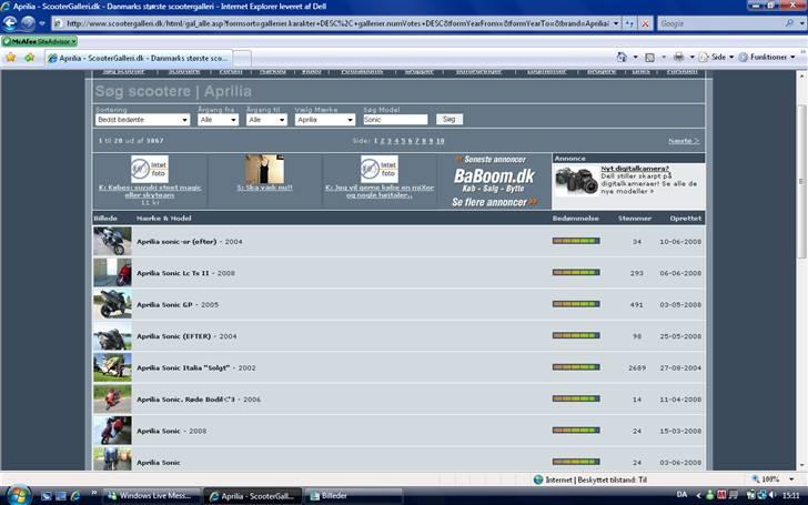 Aprilia Sonic. [Solgt 9100 kr.] billede 15