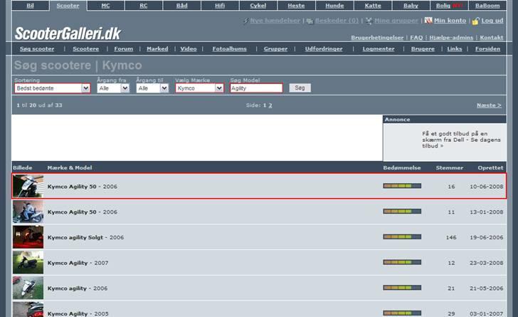 Kymco Agility ~ BYTTET - Bedst bedømte Kymco Agility 50 billede 11