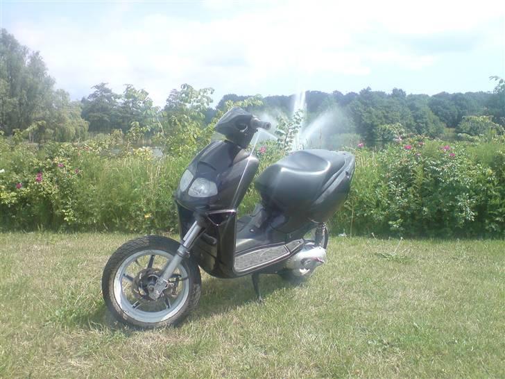 Aprilia Rally/SR AC SD Byttet - Med springvand i baggrunden billede 1