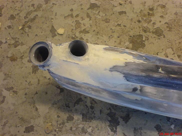 Puch 125cc Maxi Solgt - Puch stel som er blevet spartlet billede 4