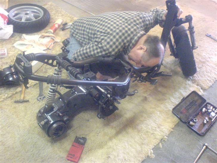 Yamaha Jog R AC  projekt SOLGT!  - godt i gang med at samle den igen :D billede 8