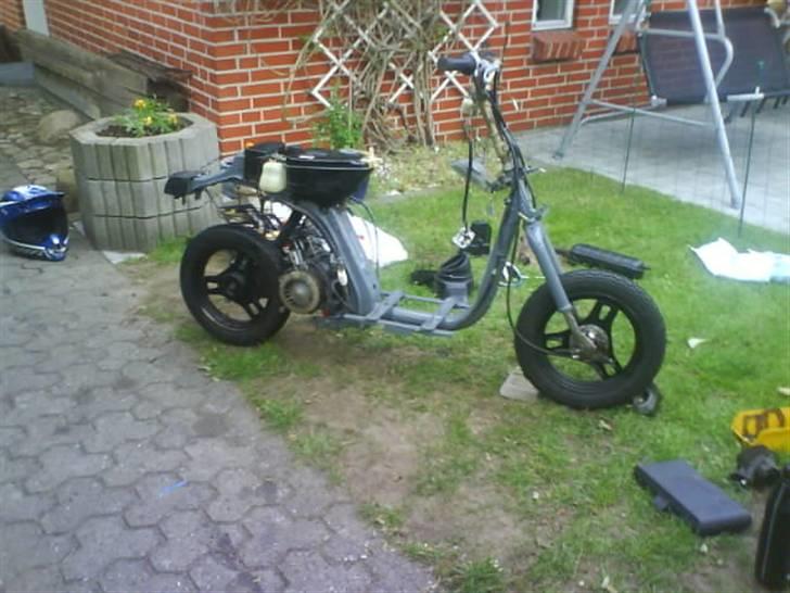 Honda melody EFTER! SOLGT!!  - er ved og samle den ;)  billede 2