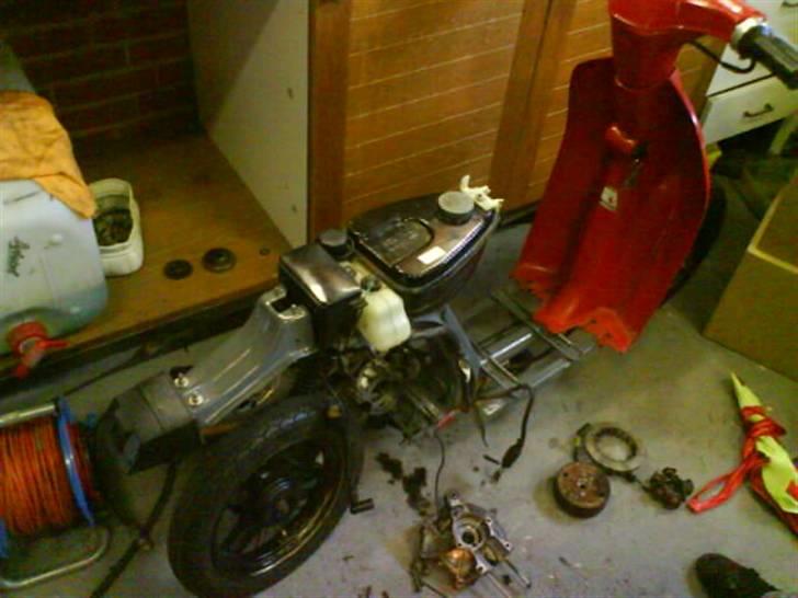 Honda melody EFTER! SOLGT!!  - der er vi ved og rense blokken ;)  billede 7
