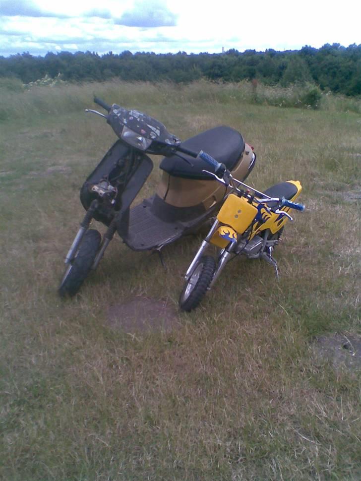 MiniBike mini crosser 49cc solgt - EFTER! billede 1