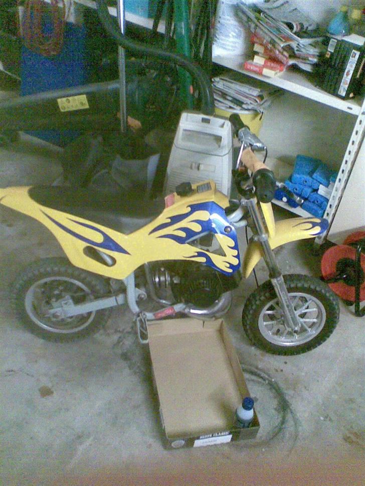 MiniBike mini crosser 49cc solgt - FØR billede 2