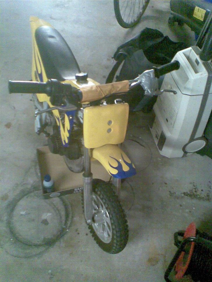MiniBike mini crosser 49cc solgt - FØR billede 3