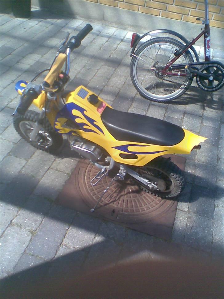 MiniBike mini crosser 49cc solgt - FØR billede 4