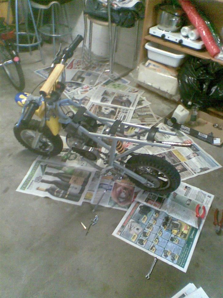 MiniBike mini crosser 49cc solgt - FØR billede 6