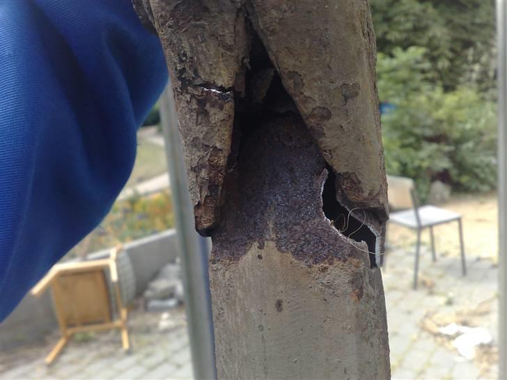 Peugeot speedfight - skaden og så er monoarmen også bøjet  billede 14