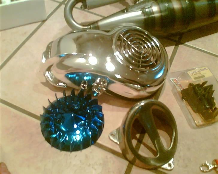 Yamaha jog space byttett til fs - mit blæser hjul og skjold og tryne billede 5