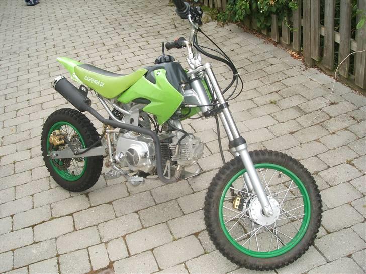 MiniBike 110cc dirtbike SOLGT billede 2
