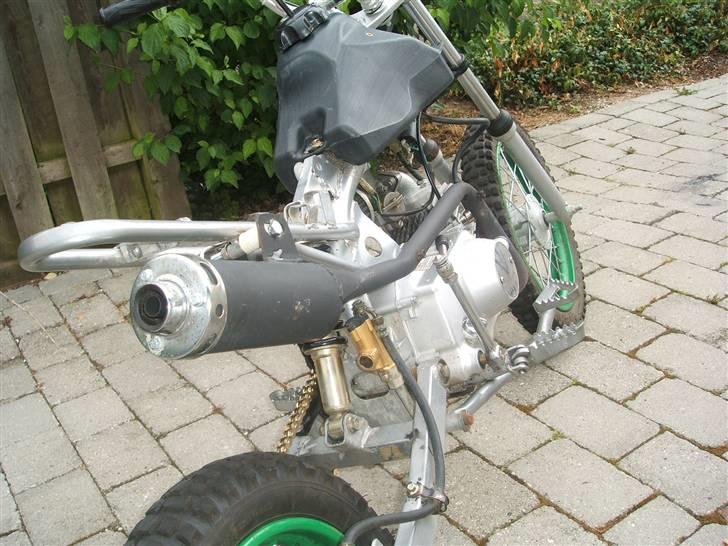 MiniBike 110cc dirtbike SOLGT billede 4
