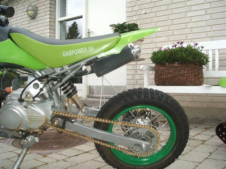 MiniBike 110cc dirtbike SOLGT billede 7