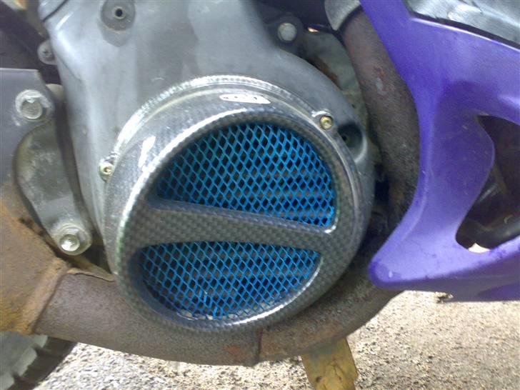 Honda sfx (SOLGT) - carbon med blåt gitter "Grisetryne" billede 17