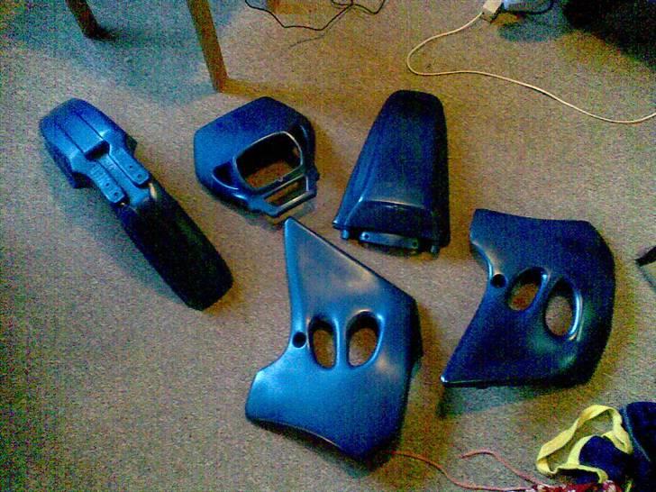 Suzuki SMX BYTTET TIL JOG R - Alt plastiket er malet Blåt . billede 8