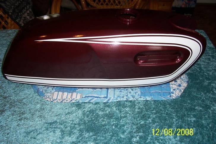 Yamaha  FS1 SS 4 gear - 1973 tank nu med stafferinger billede 8