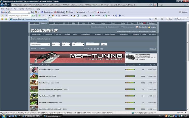 Suzuki                                            Street  - det meget utydeligt men den ligger øverst af alle i bedst bedømmte  billede 14