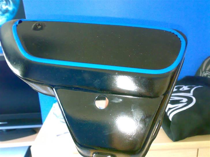 Suzuki K50 (79-model) - SOLGT  - Sideskjold inden jeg satte straferinger på billede 10