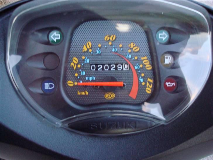 Suzuki Estilete Black Edition (SOLGT) - Da jeg købte den i 2008 havde den dette kilometertal hehe  billede 10