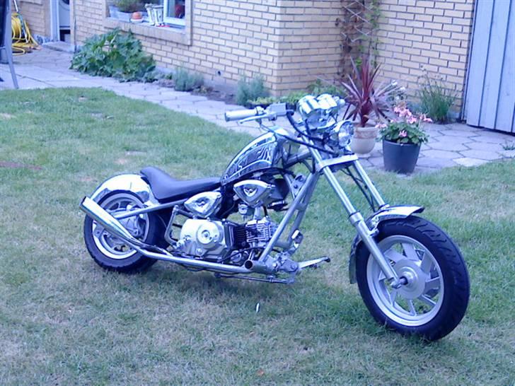 MiniBike chopper slogt  billede 1