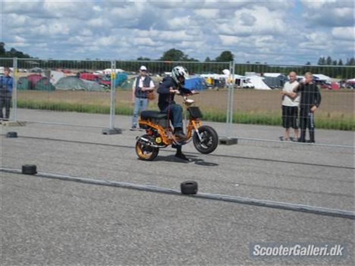 Piaggio Typhoon - sælges i dele - ja som i kan se kan jeg ikk holdte den nede men ska bare lige lærer den og kende ... så bliver tiden på 6,8-7,3 ca. på 150m :)! billede 3