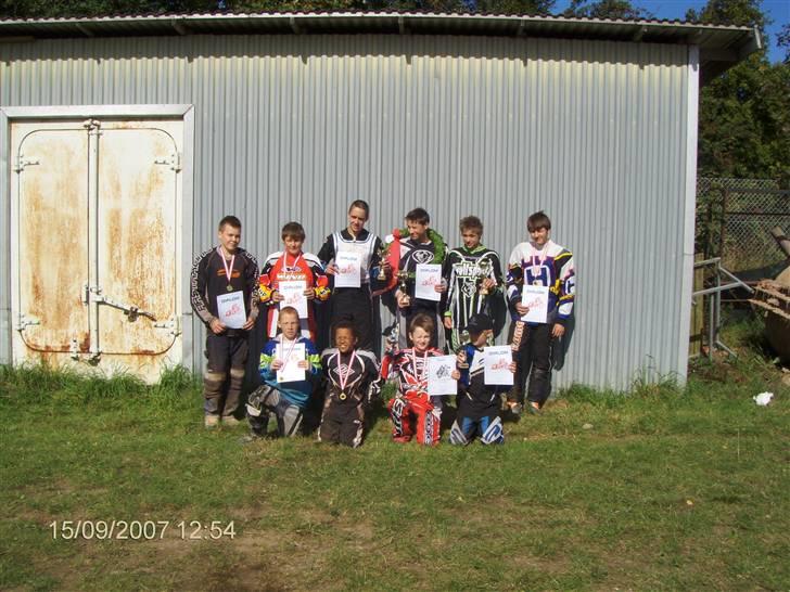 MiniBike Speedway - Aprilia AM6 LC - Hele Team Sanderum ;) Vi owner det hele hehe. Mig med krans billede 16