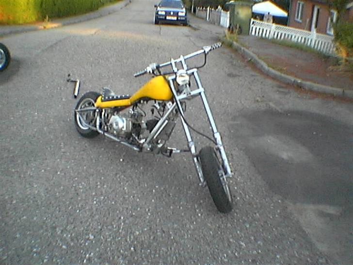 MiniBike Chopper projektb SOLGT billede 1