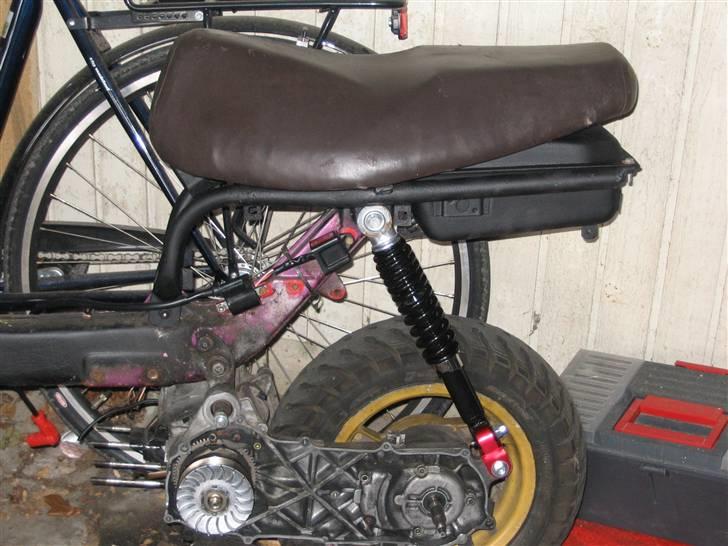 Suzuki FZ50 / Sonic - Første test montering på plads...fin sidde stilling, så sådan blev det... billede 9