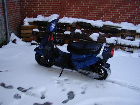 PGO Hot 50 [ BYTTET VÆK ] - Projekt.. Den sorte var da jeg fik den.. Den blå er som nu:D billede 1