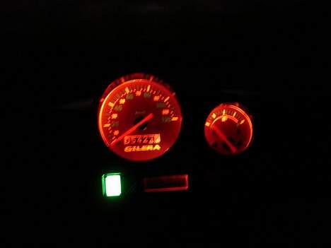Gilera Stalker *SOLGT* - rødt lys i speedo.. billede 1