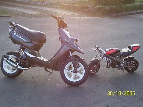 Yamaha ¤ Spy ¤ .::Solgt::. - lige min lillebrors pocketbike med på billedet billede 7