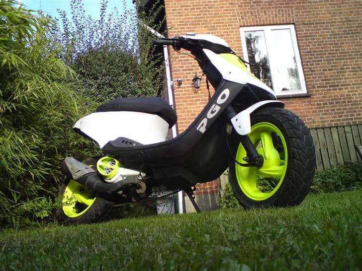 PGO hot 50 neon grøn.  SOLGT billede 7