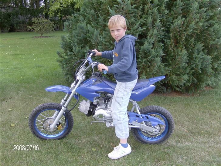 MiniBike crosser (kina) 125cc - mig med min nye crosser billede 13