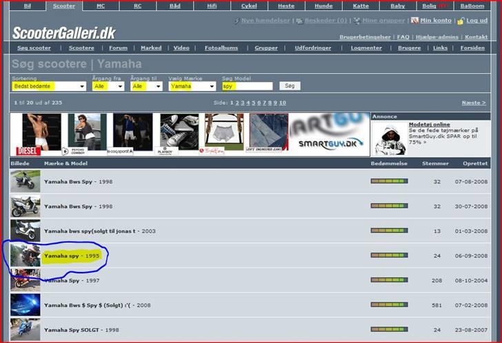 Yamaha spy²ºº8 byttet,Apollo Ori billede 12