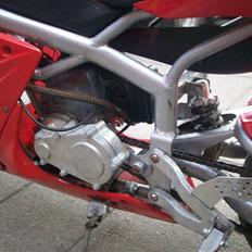 MiniBike pocketbike brændt sammen 