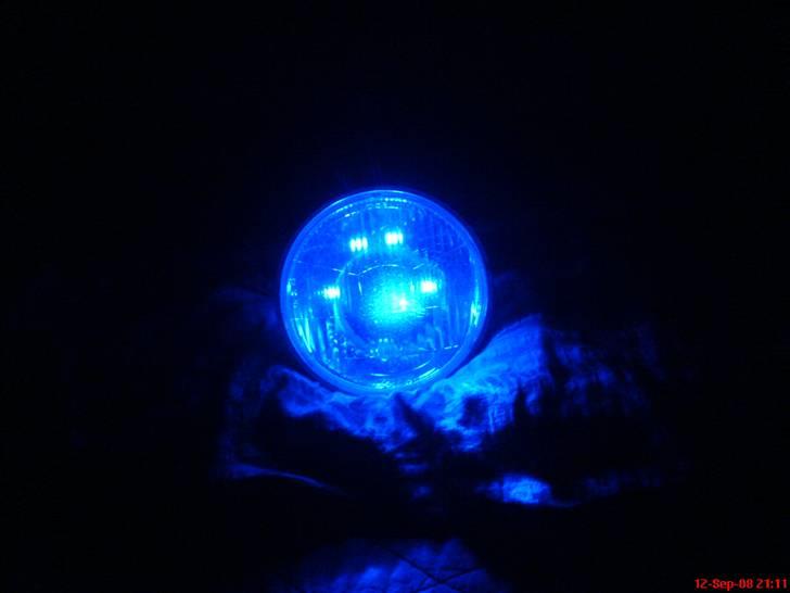 Suzuki Samurai Dm 50 [projekt] S - min dioede forlygte med 4 blå dioder forand   billede 15