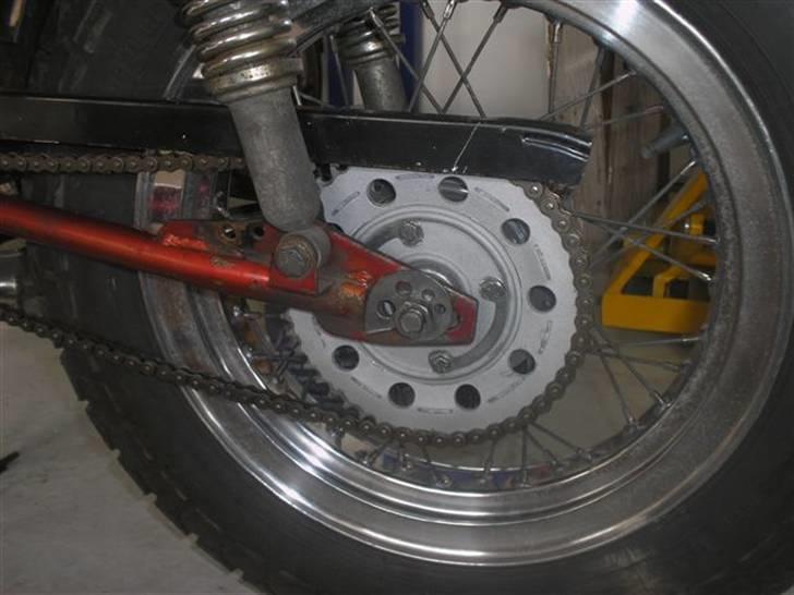 Veteraner fantic chopper - "hjemmebrændt" tandhjul billede 5