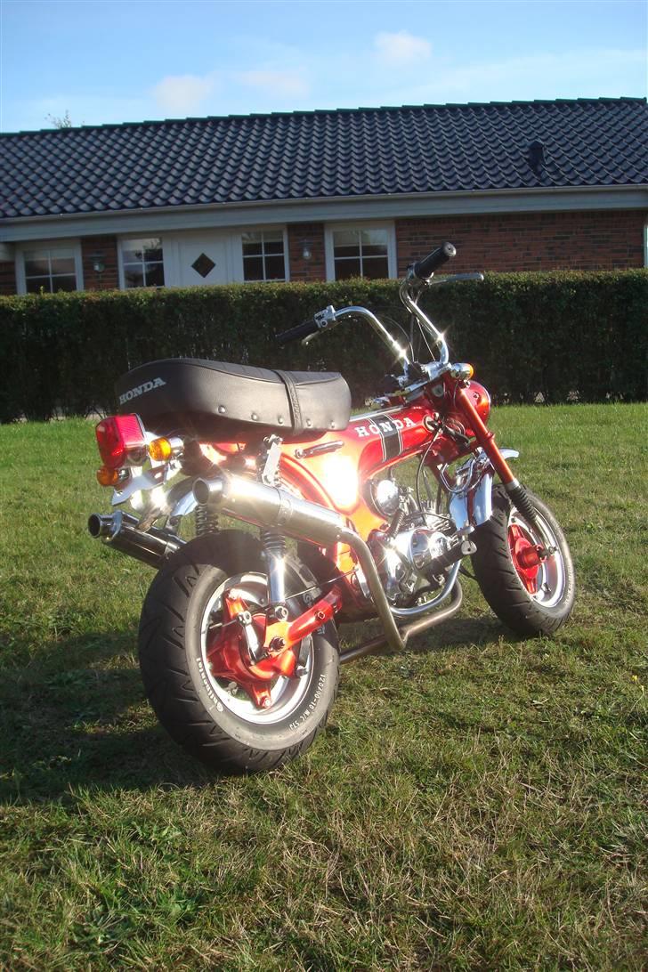 Honda Dax SOLGT :`( - den går lidt over i guld på det billede her mega nice;) billede 5