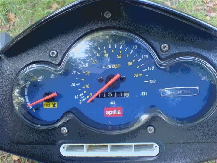 Aprilia sonic << bytte til jog >> billede 12