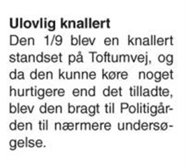 Aprilia sonic taget 2 gang :( - ups :P bøden blev på 2200 kr :P billede 9